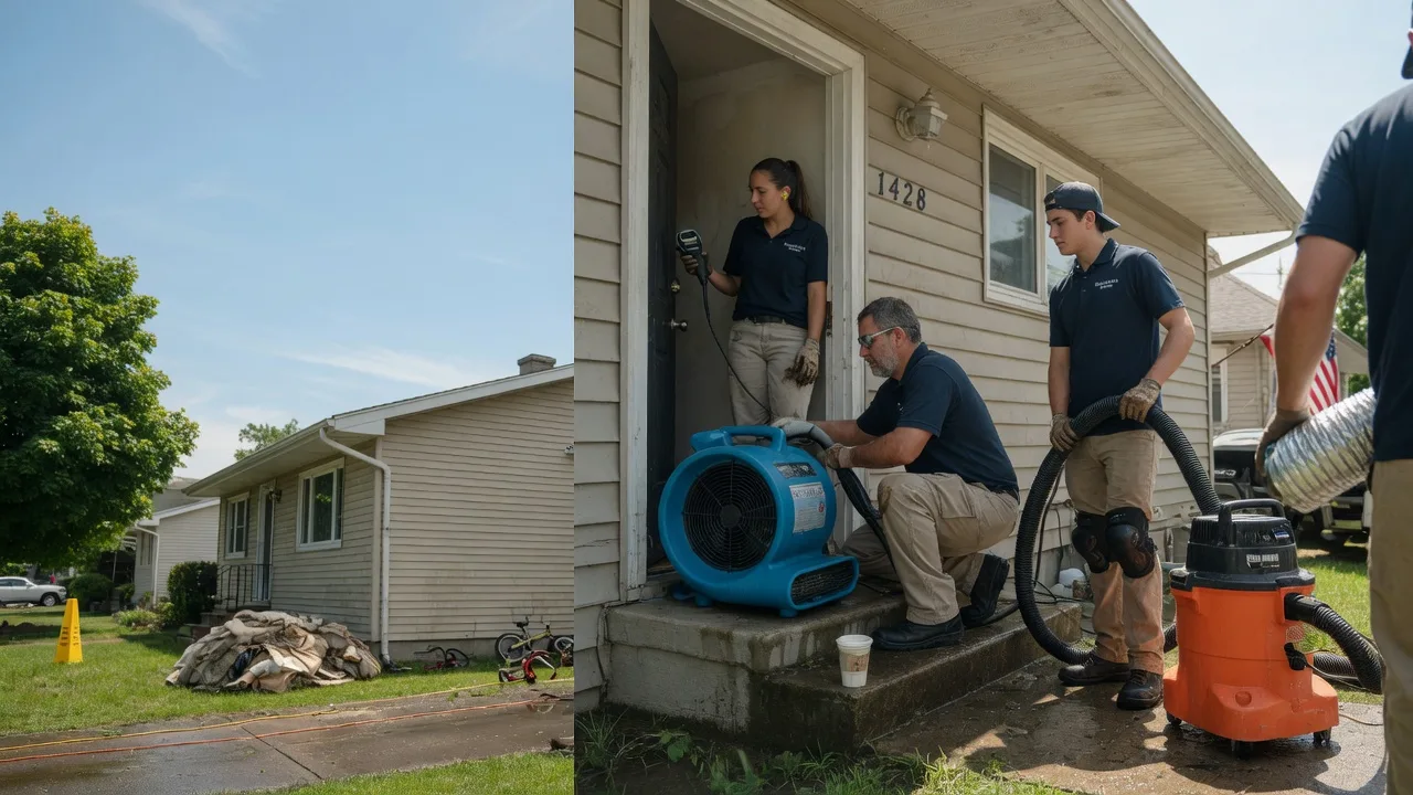 Water Damage Restoration in Bentonville, OH near me